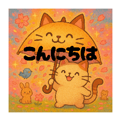 [LINEスタンプ] 楽しい傘のスタンプです！