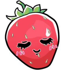 [LINEスタンプ] いちごの表情