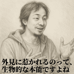 [LINEスタンプ] 恋-デッサンひろゆき