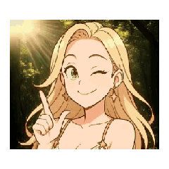 [LINEスタンプ] ルミナス・セレフィアアニメーション①