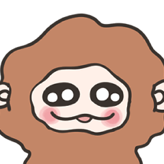 [LINEスタンプ] もふもふおさる4