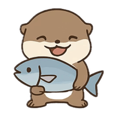 [LINEスタンプ] カワウソ物語