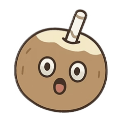 [LINEスタンプ] ココナッツものがたり