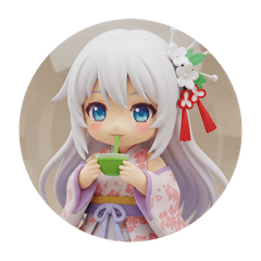 [LINEスタンプ] のむのむ精霊みなみちゃんカプセルトイ