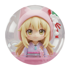 [LINEスタンプ] ピンクの頭巾精霊みなみちゃん