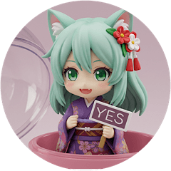 [LINEスタンプ] 猫耳の精霊みなみちゃんカプセルトイ