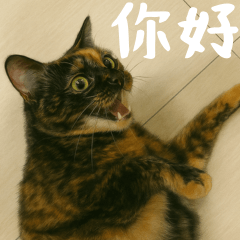 [LINEスタンプ] 小花達です！ほのぼの日常(台湾華語)