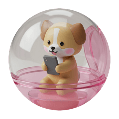 [LINEスタンプ] スマホを使う動物たち