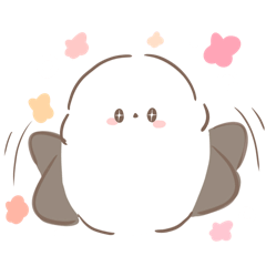 [LINEスタンプ] ほんわかしたシマエナガ