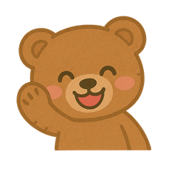 [LINEスタンプ] ふんわりくまの毎日スタンプ