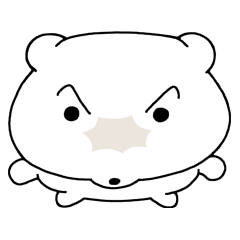 [LINEスタンプ] 険悪なホッキョクグマ
