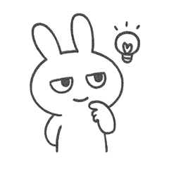 [LINEスタンプ] うさぎ、ちょっとだるい。