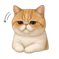 [LINEスタンプ] エキゾチックショートヘアが好き