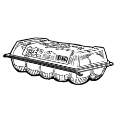 [LINEスタンプ] 食料品スタンプ①(主にスーパー)