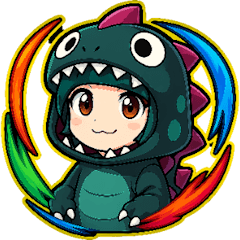 [LINEスタンプ] ツンデレ怪獣ハルカ！