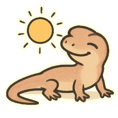 [LINEスタンプ] トカゲのカナヘビちゃんスタンプ