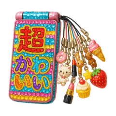 [LINEスタンプ] デコ電で懐かしの会話