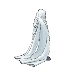 [LINEスタンプ] おちゃめなシーツおばけと悪魔