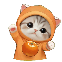 [LINEスタンプ] 動く！スコティッシュ猫 可愛い みかんネコ
