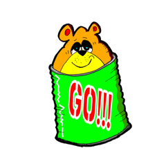 [LINEスタンプ] クマ can