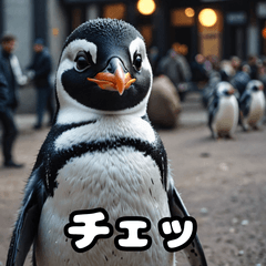 [LINEスタンプ] ペンギン一言エモ図鑑40