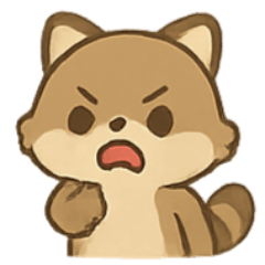 [LINEスタンプ] いたずらアライグマ のんびり表情