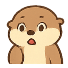 [LINEスタンプ] いたずらカワウソ わくわく表情