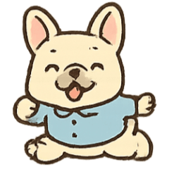 [LINEスタンプ] ゆるふわフレブル ねぼけの森さんぽ