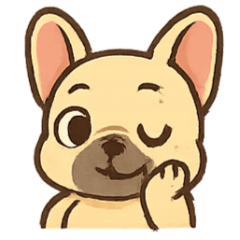 [LINEスタンプ] フレンチブルの気まぐれ表情