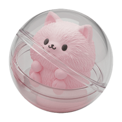 [LINEスタンプ] もふもふねこカプセルトイ