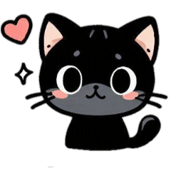 [LINEスタンプ] [アレンジ用]クロネコのリー