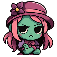 [LINEスタンプ] [アレンジ用]ゾンビちゃん