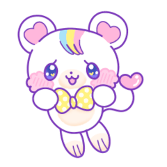 [LINEスタンプ] 毎日使いやすい！ ぽわくまちゃん パート1