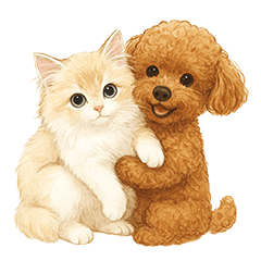[LINEスタンプ] らてともちの毎日スタンプ