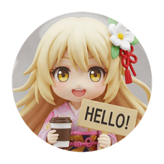 [LINEスタンプ] カフェみなみちゃんカプセルトイ