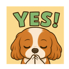 [LINEスタンプ] キャバリア可愛い