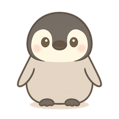[LINEスタンプ] やさしいペンギンの日常スタンプ