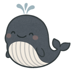 [LINEスタンプ] ゆるふわクジラのあいさつ