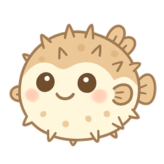 [LINEスタンプ] ごきげんハリセンボンのあいさつ