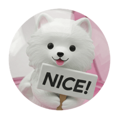 [LINEスタンプ] サモエドカプセルトイ