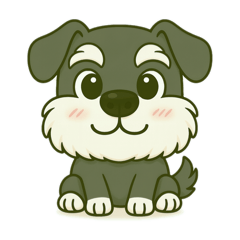 [LINEスタンプ] 大きいシュナウザー スタンプ