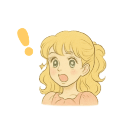 [LINEスタンプ] 昭和レトロな少女漫画のヒロインスタンプ
