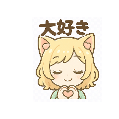 [LINEスタンプ] 猫耳の日常