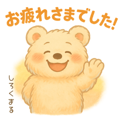 [LINEスタンプ] しろくまる｜ビジネススタンプ