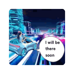 [LINEスタンプ] #時間旅行 *move