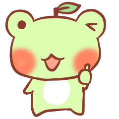 [LINEスタンプ] けろりんご ～気持ち～の画像（メイン）