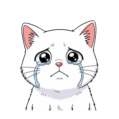 [LINEスタンプ] 【泣く猫 3】
