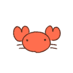 [LINEスタンプ] ゆるいカニスタンプ
