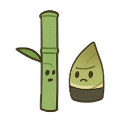 [LINEスタンプ] 竹の狂想曲