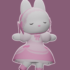 [LINEスタンプ] 動くロリータうさちゃん